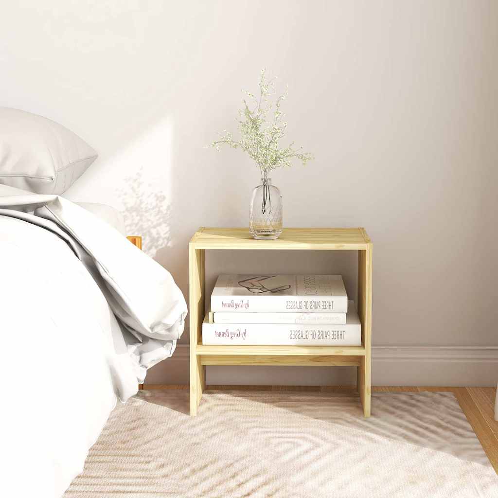 Vidaxl nachtkastjes 2 st 40x30,5x40 cm massief grenenhout