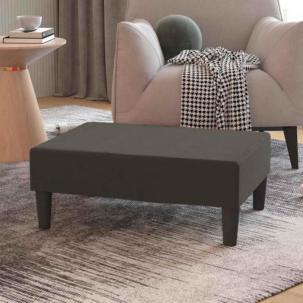 Vidaxl voetenbank 78x56x32 cm fluweel donkergrijs