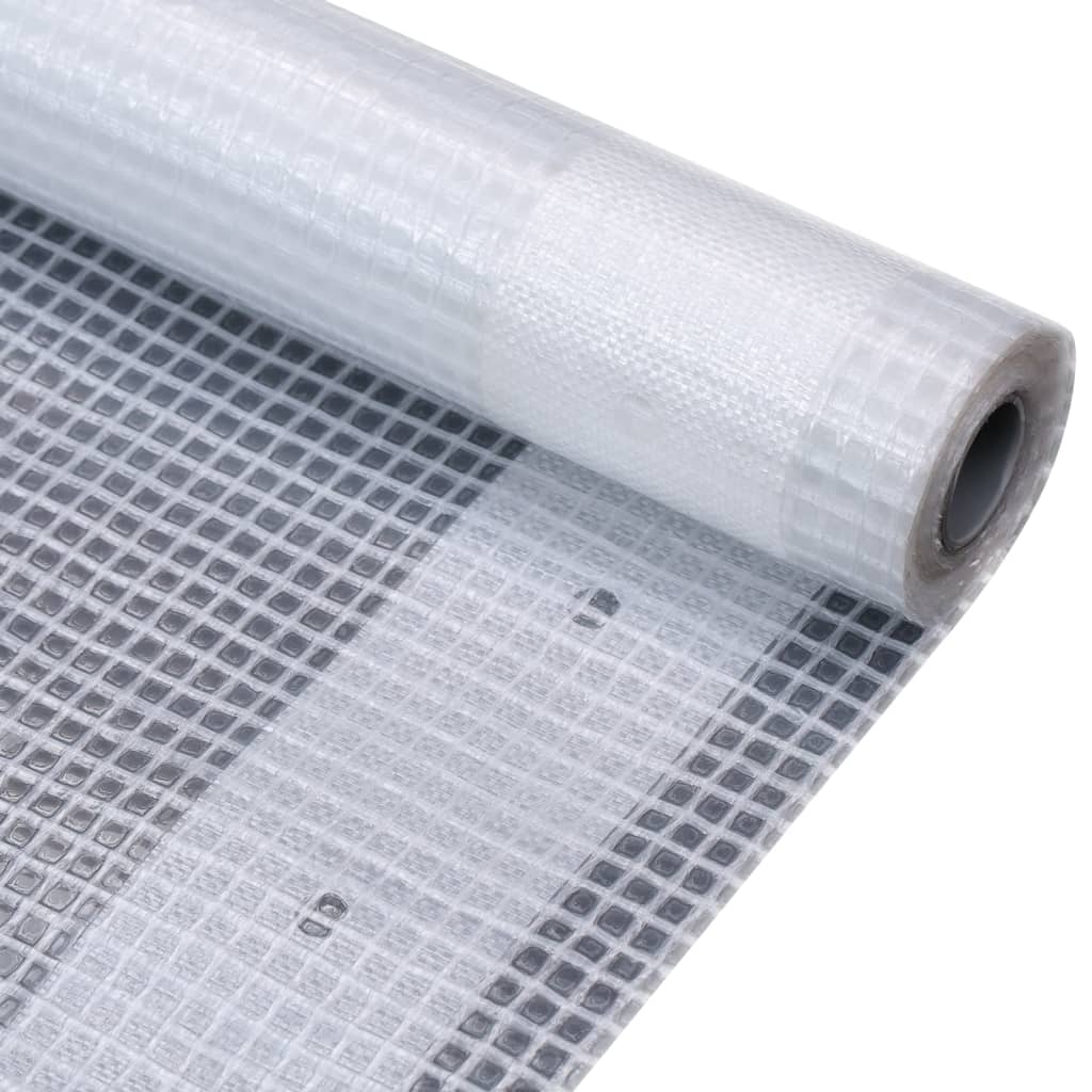VIDAXL -Abdeckungen 2 ST Leno 260 g m² 1,5x15 m Weiß