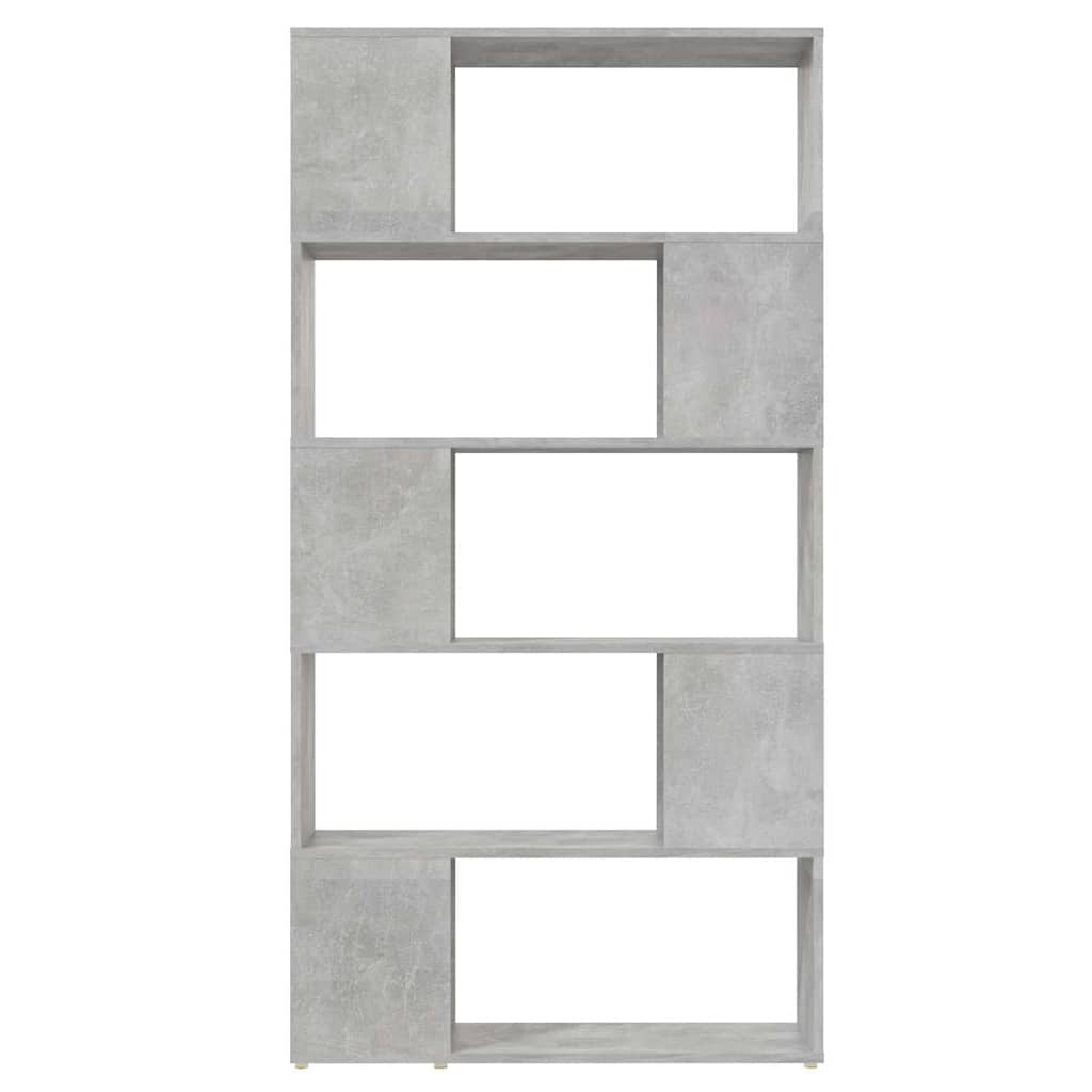 Vidaxl boekenkast kamerscherm 80x24x155 cm bewerkt hout betongrijs