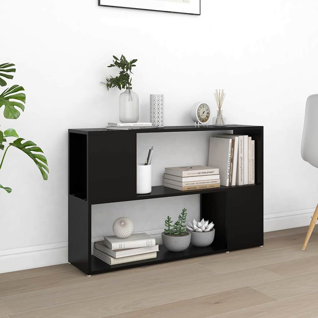 Vidaxl boekenkast 100x24x63 cm bewerkt hout zwart