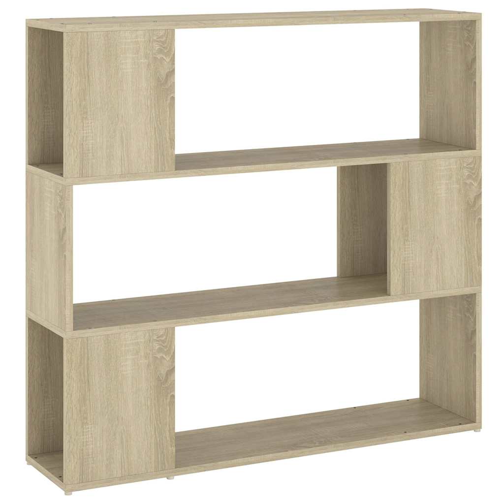 Vidaxl boekenkast kamerscherm 100x24x94 cm sonoma eikenkleurig