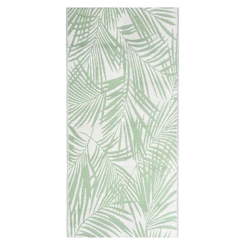 Vidaxl außerhalb des Teppichs Aakil 80x150 cm Polypropengrün