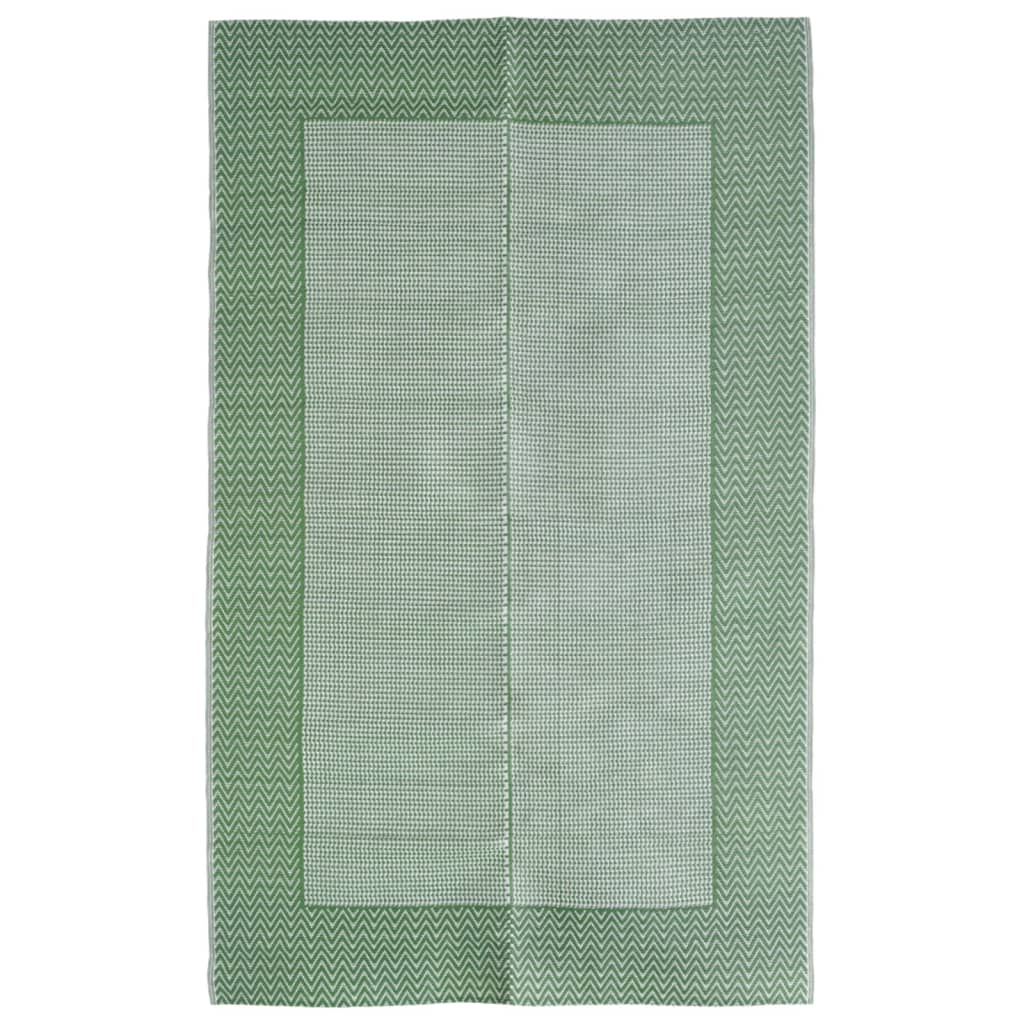 Vidaxl außerhalb des Teppichs Arakil 120x180 cm pp grün