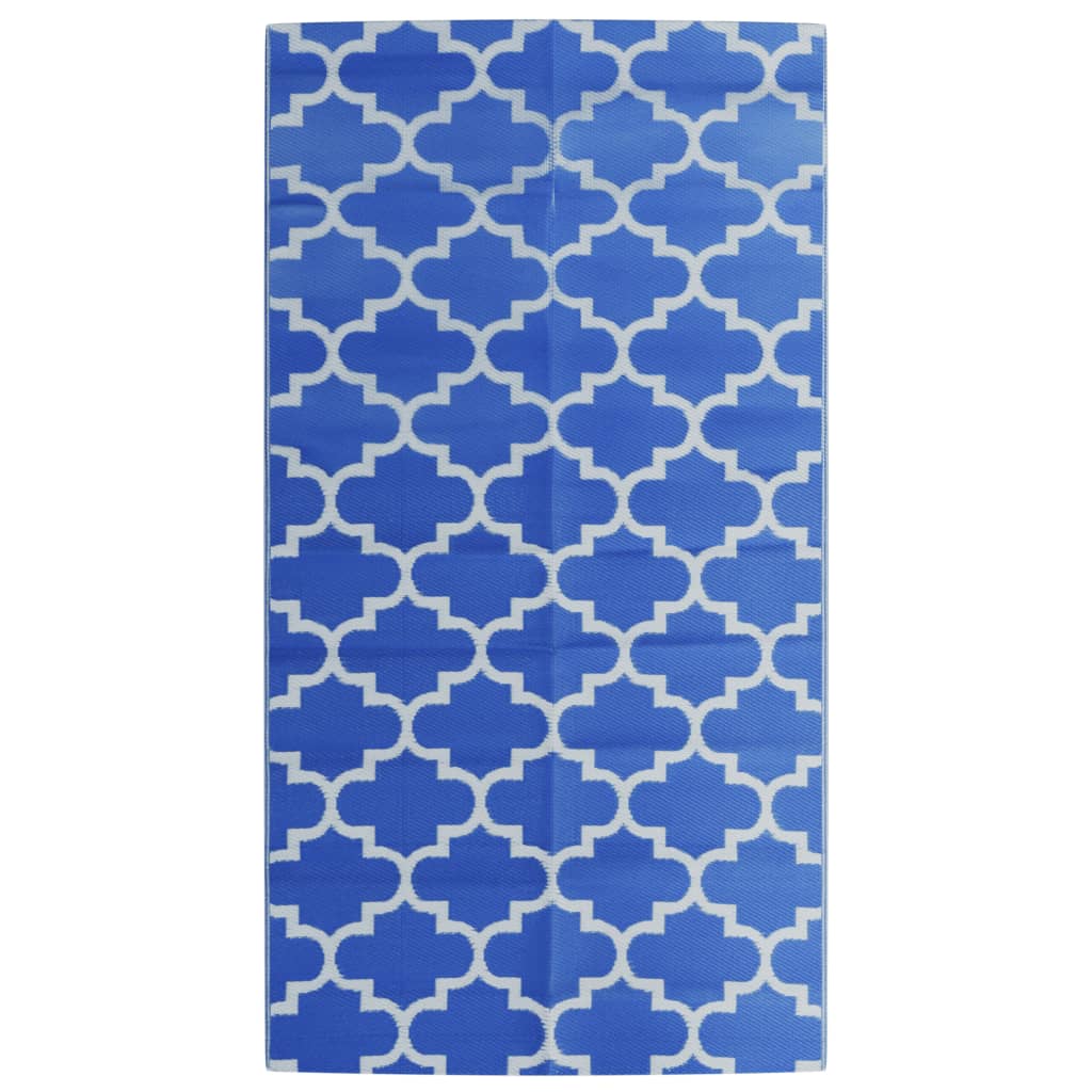 VIDAXL Outside Teppich Arakil 80x150 cm Polypropenblau
