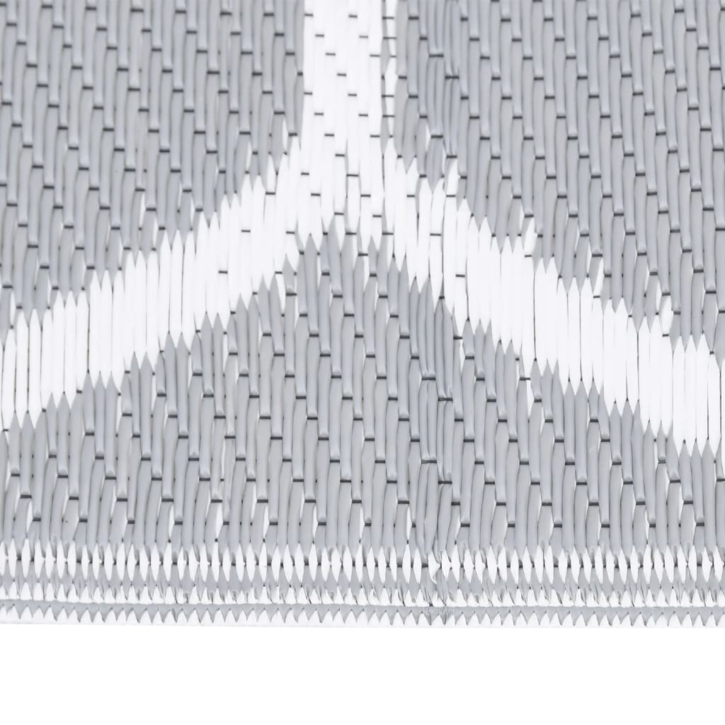 VIDAXL Outside Teppich Arakil 80x250 cm Polypropengrau