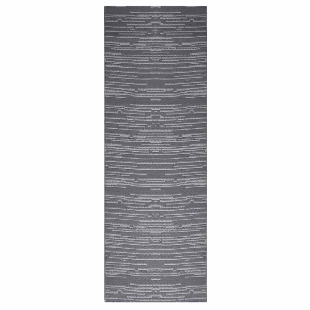 Vidaxx Outdoor-Teppich Arakil 80x250 cm Polypropylen Anthrazit