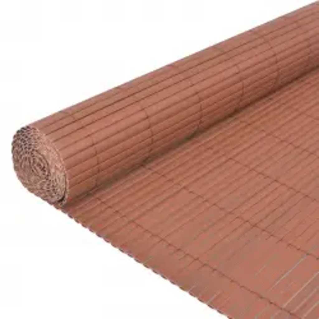 Vidaxx Gartenzaun doppelseitig 110x300 cm braun