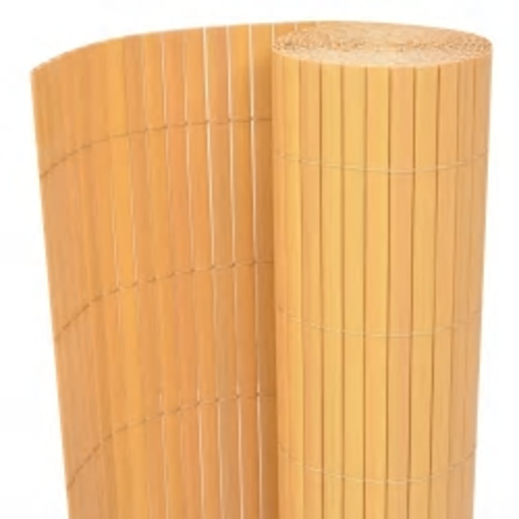 Vidaxl Gartenzäune doppelte 110 x 500 cm Gelb