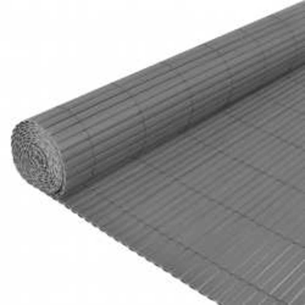 Vidaxl Gartenzäune doppelte 110 x 500 cm Grau
