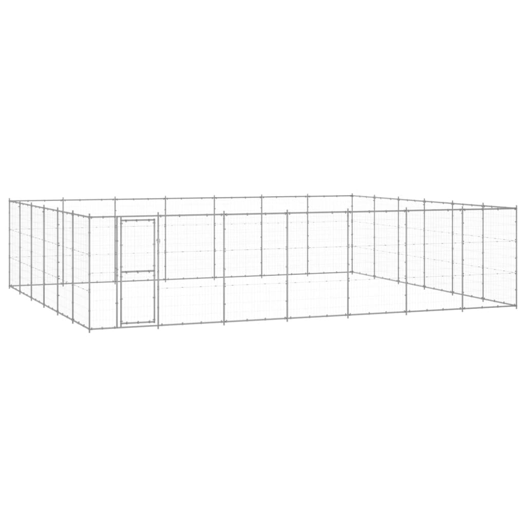 VidaXL Hundehütte 50,82 m² verzinkter Stahl