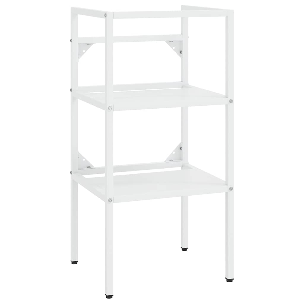 Vidaxl wastafelframe 40x38x83 cm ijzer wit