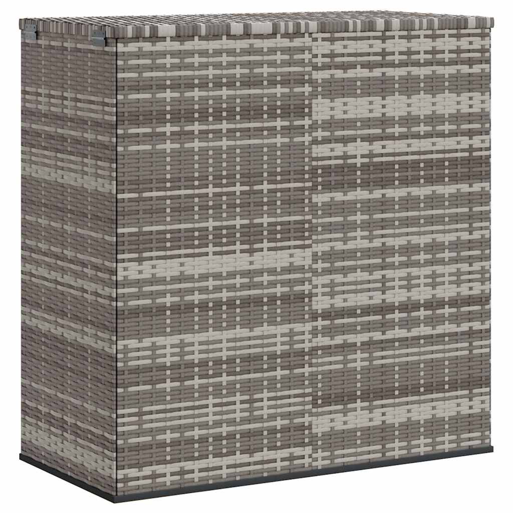 Vidaxl tuinbox 100x49x103,5 cm polyetheen rattan grijs
