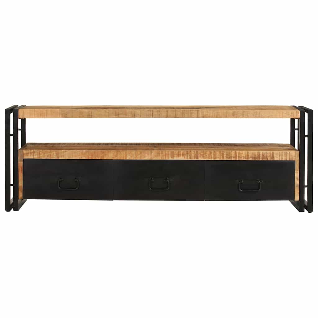 Vidaxl tv-meubel 120x30x40 cm massief mangohout