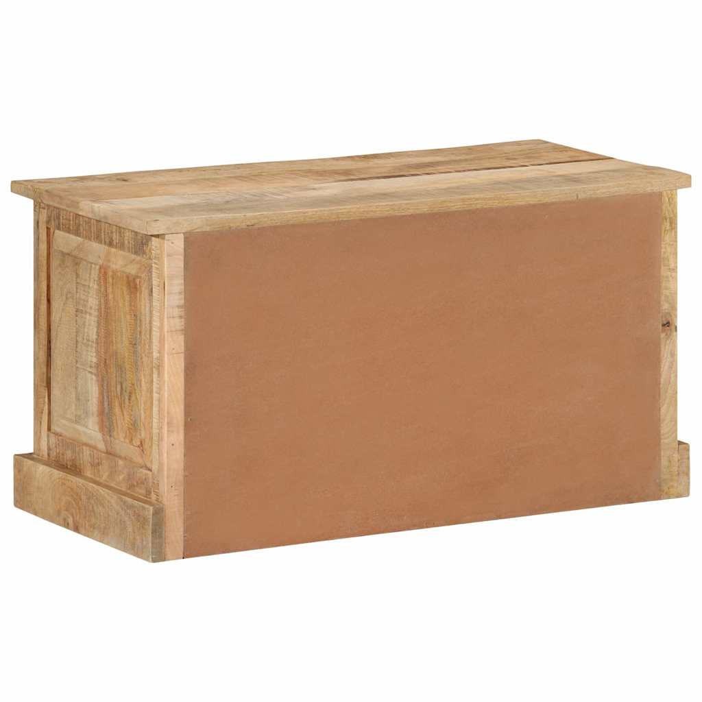 Vidaxl schoenenopbergbank 85x40x45 cm massief mangohout