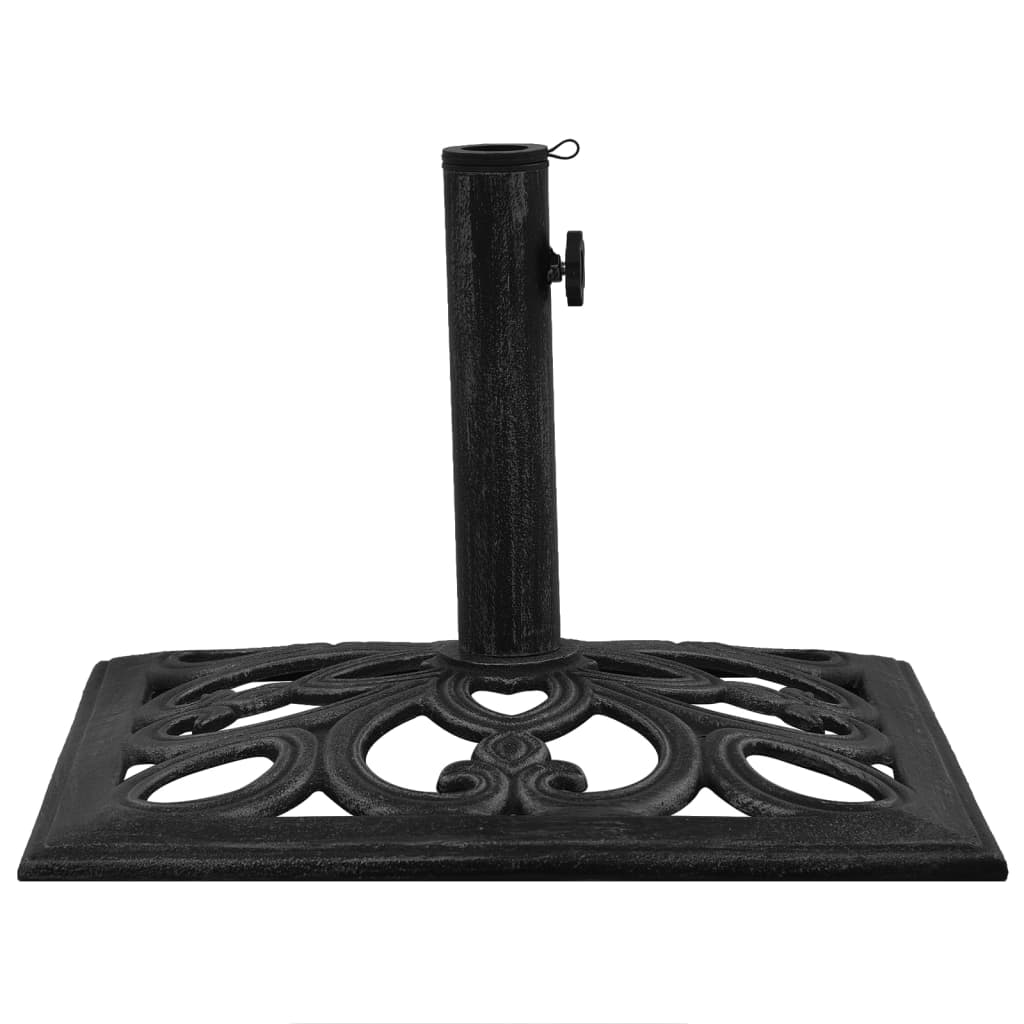 Vidaxl Parasol Foot 47x47x33 cm Gusseisen schwarz