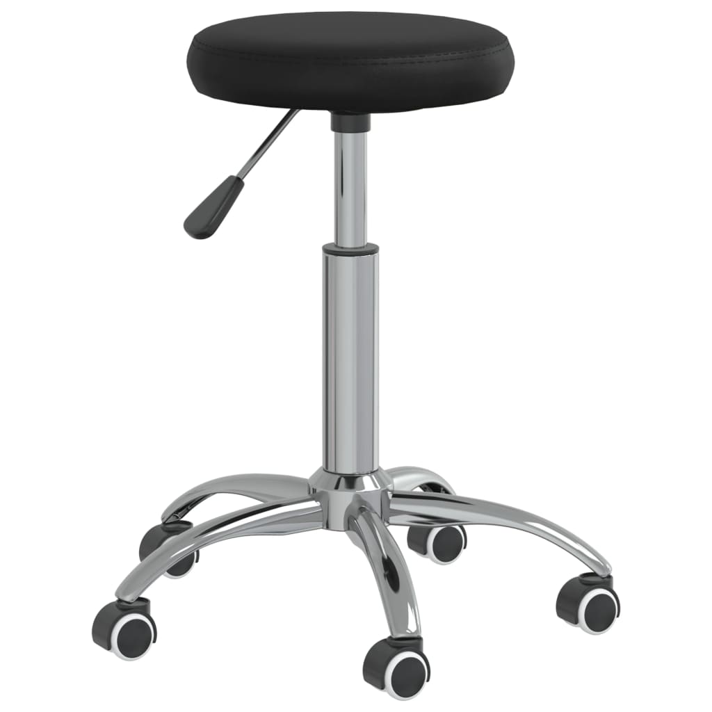 Vidaxl Massagehocker Künstliches Leder schwarz