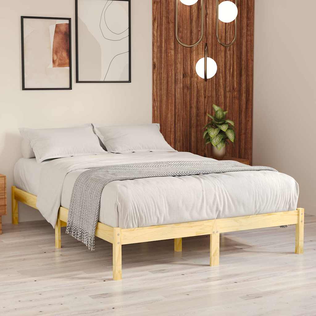 Vidaxl bedframe massief hout 150x200 cm