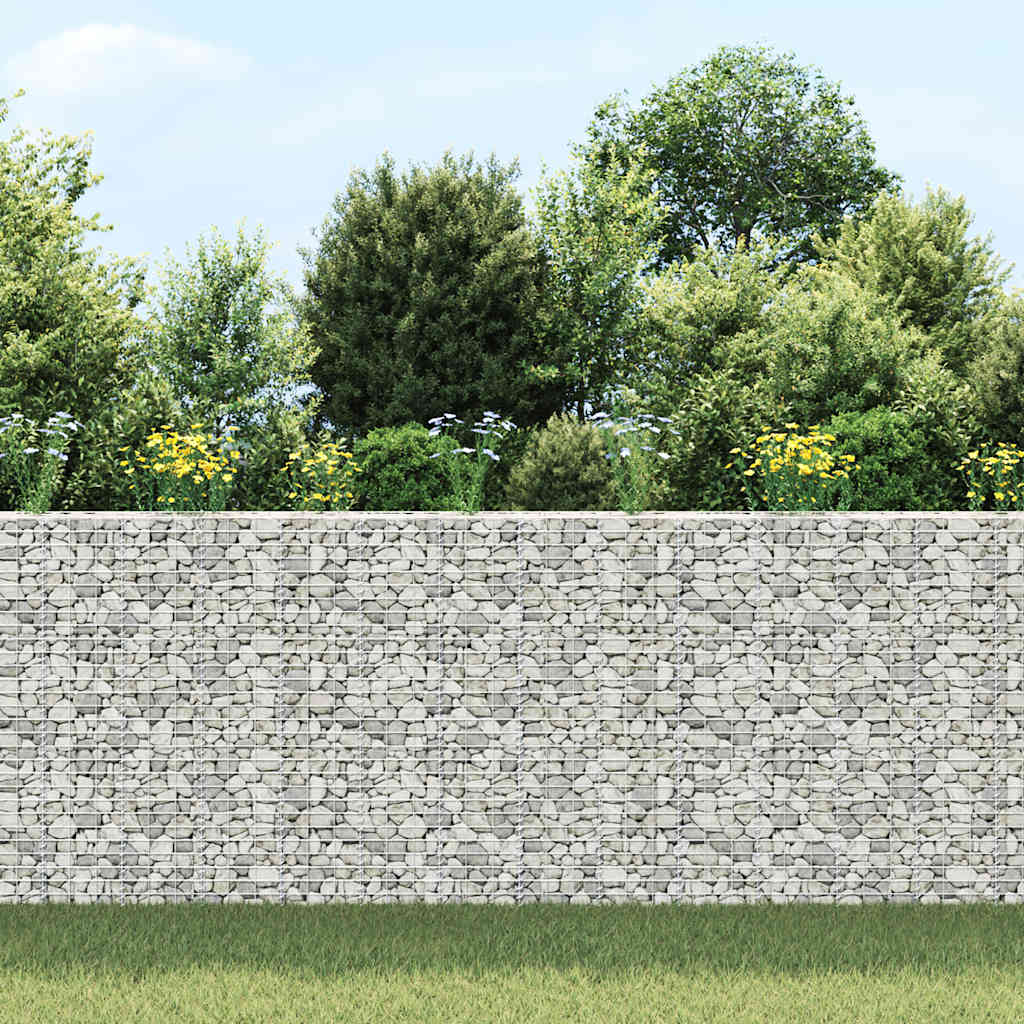 Vidaxl Schanskorf Pflanzer 3 ST erhöht 30 x 30 x 1550 cm Eisen