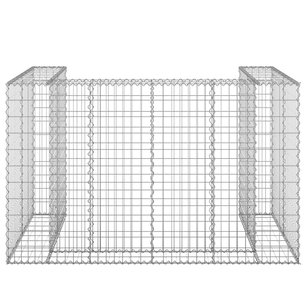 VidaXL Gabione für Container 180x100x110 cm aus verzinktem Stahl
