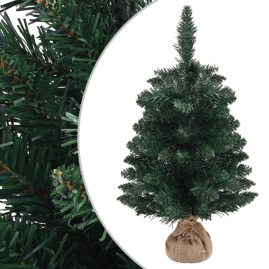 Vidaxl Kunstkerstboom mit Standard 60 cm PVC Grün