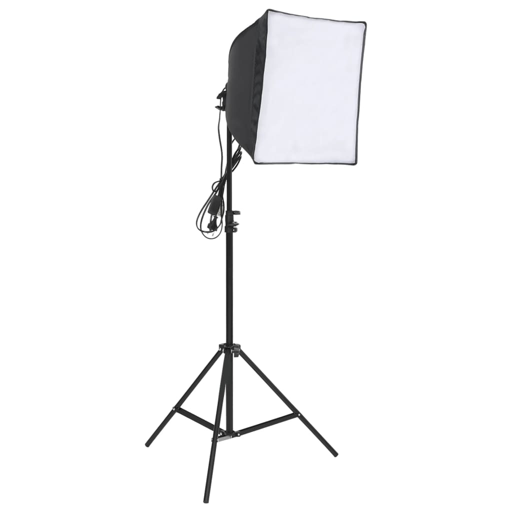 Vidaxl Fotostudio Lighting Set mit Hintergrund und Reflektor