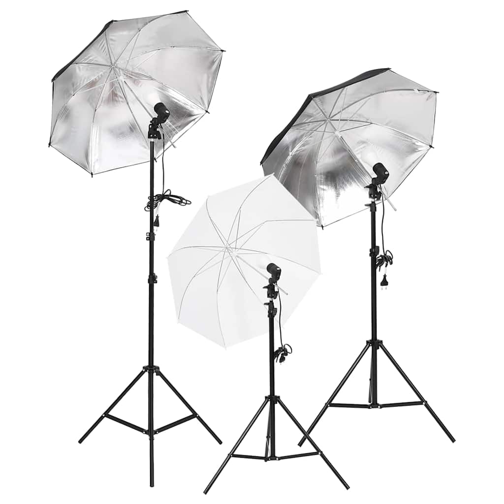 Vidaxxl Fotostudio-Set mit Beleuchtungsset und Hintergrund