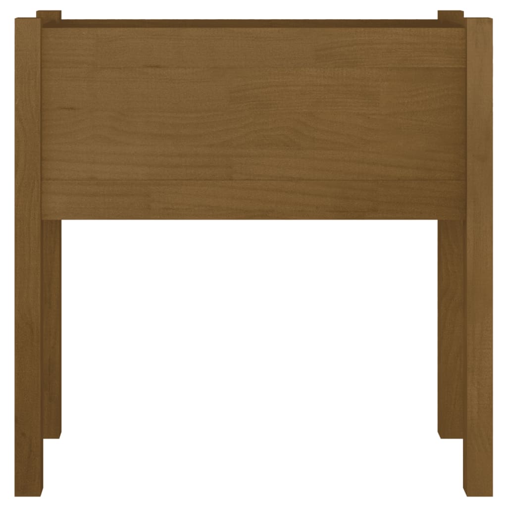 VIDAXL -Planungsbox 70x31x70 cm Festkiefer Honigbraun