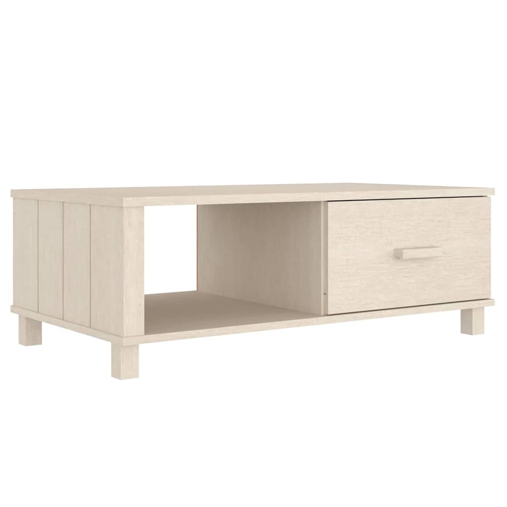 Vidaxl salontafel hamar 100x55x35 cm massief grenenhout honingbruin