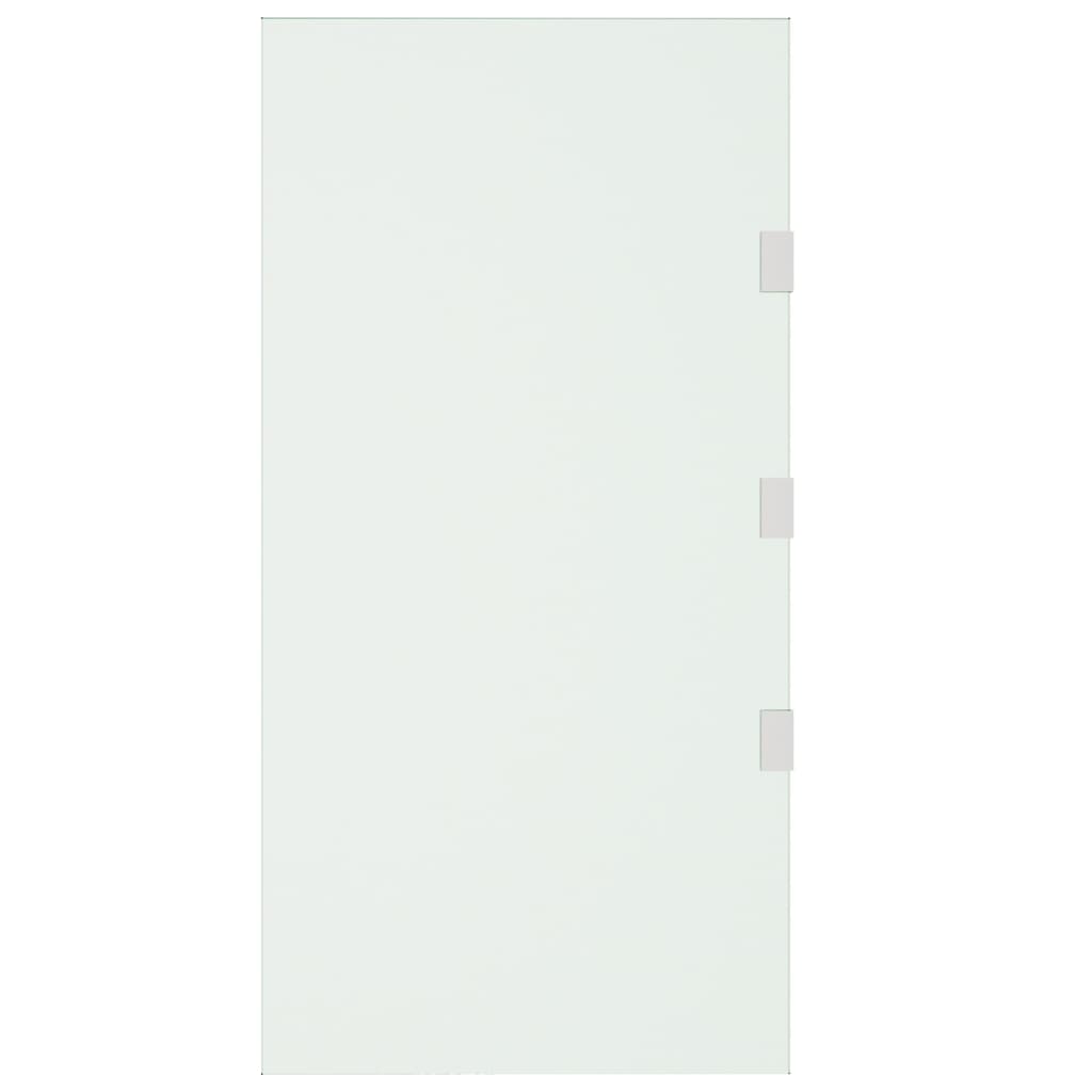VIDAXL -Seitenplatte für Tür -Baldachin 50x100 cm gehärtetes Glas transparent