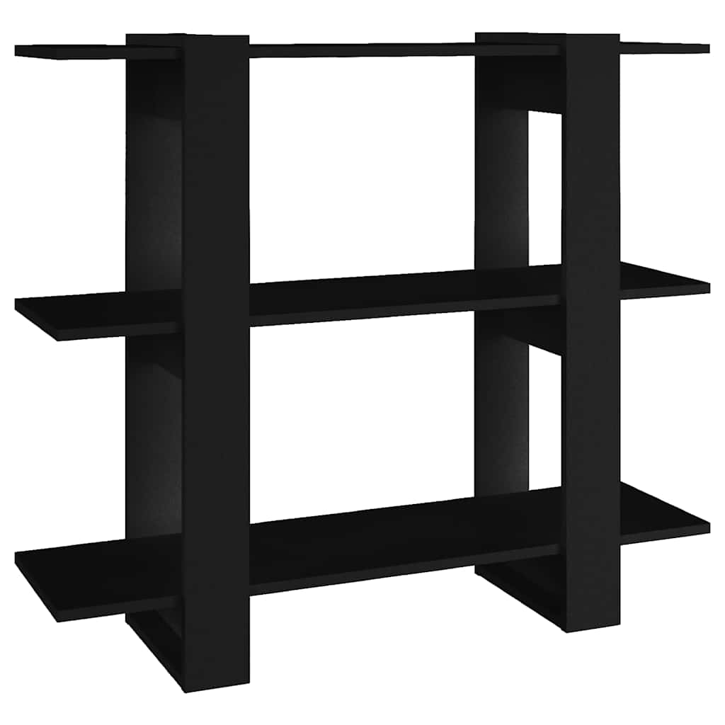 Vidaxl boekenkast kamerscherm 100x30x87 cm zwart