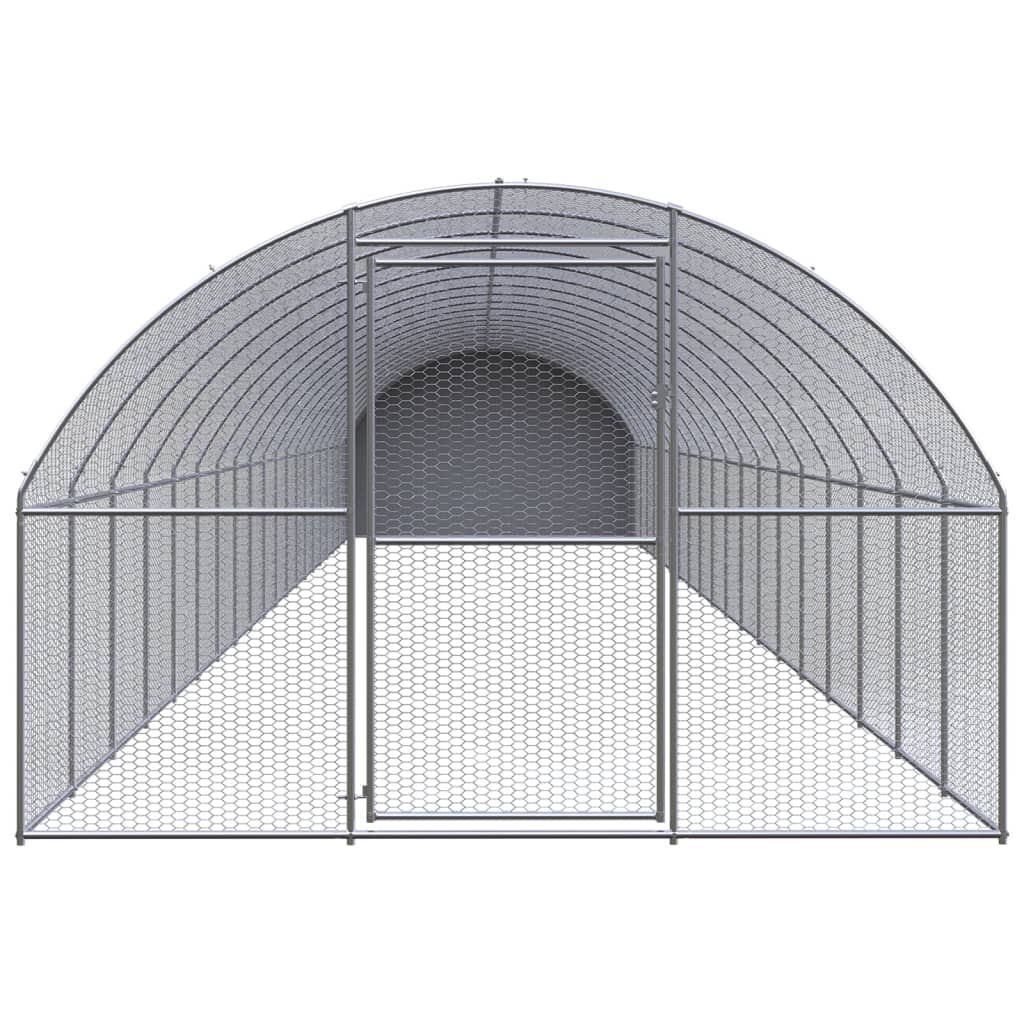 VidaXL Hühnerstall 3x20x2 m aus verzinktem Stahl