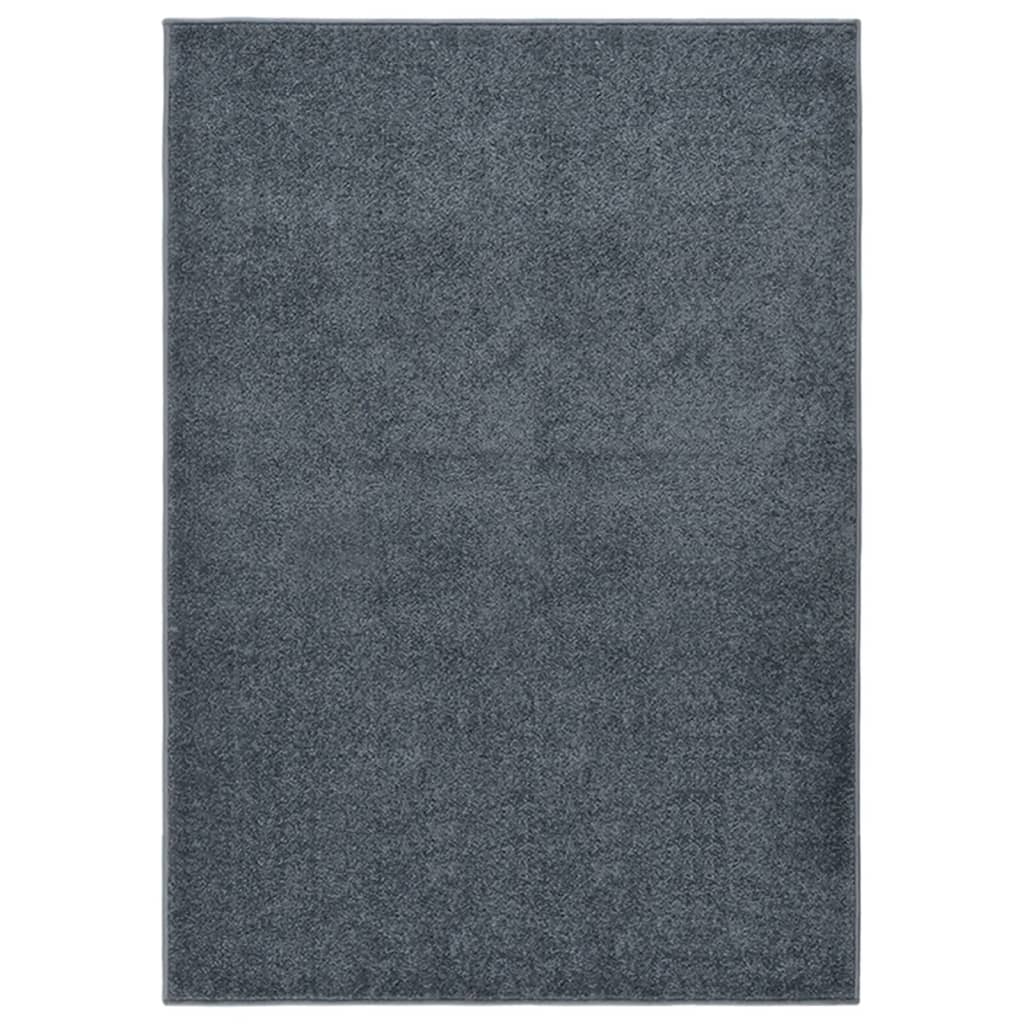 Vidaxl Teppich Kortpolig 240x340 cm Anthrazit -gelöscht