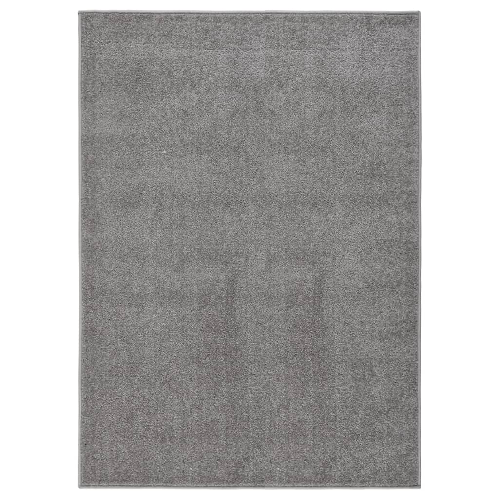 Vidaxl Teppich Kortpolig 120x170 cm Grau