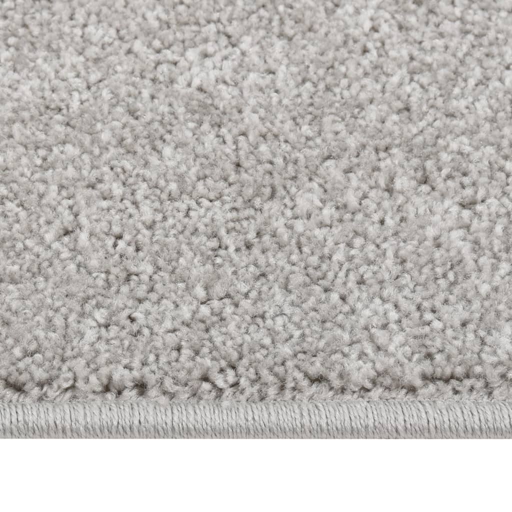 Vidaxl Teppich Kurzwolke 200x290 cm hellgrau