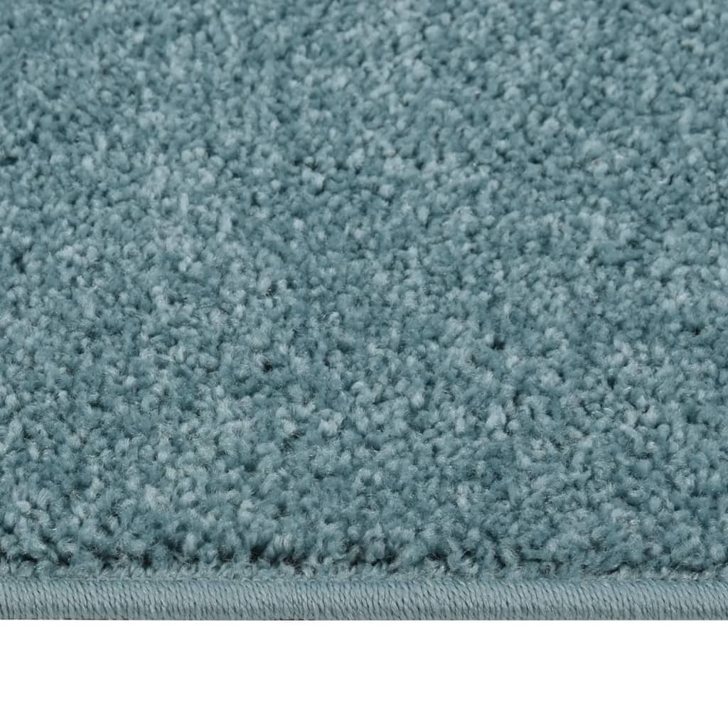 Vidaxl Teppich Kortpolig 120x170 cm blau