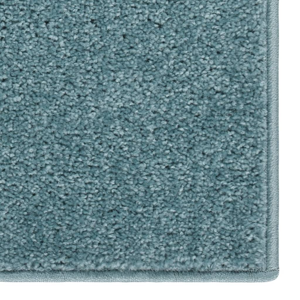 Vidaxl Teppich Kortpolig 120x170 cm blau