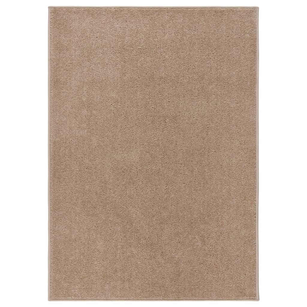 Vidaxl Teppich Kortpolig 120x170 cm Brown