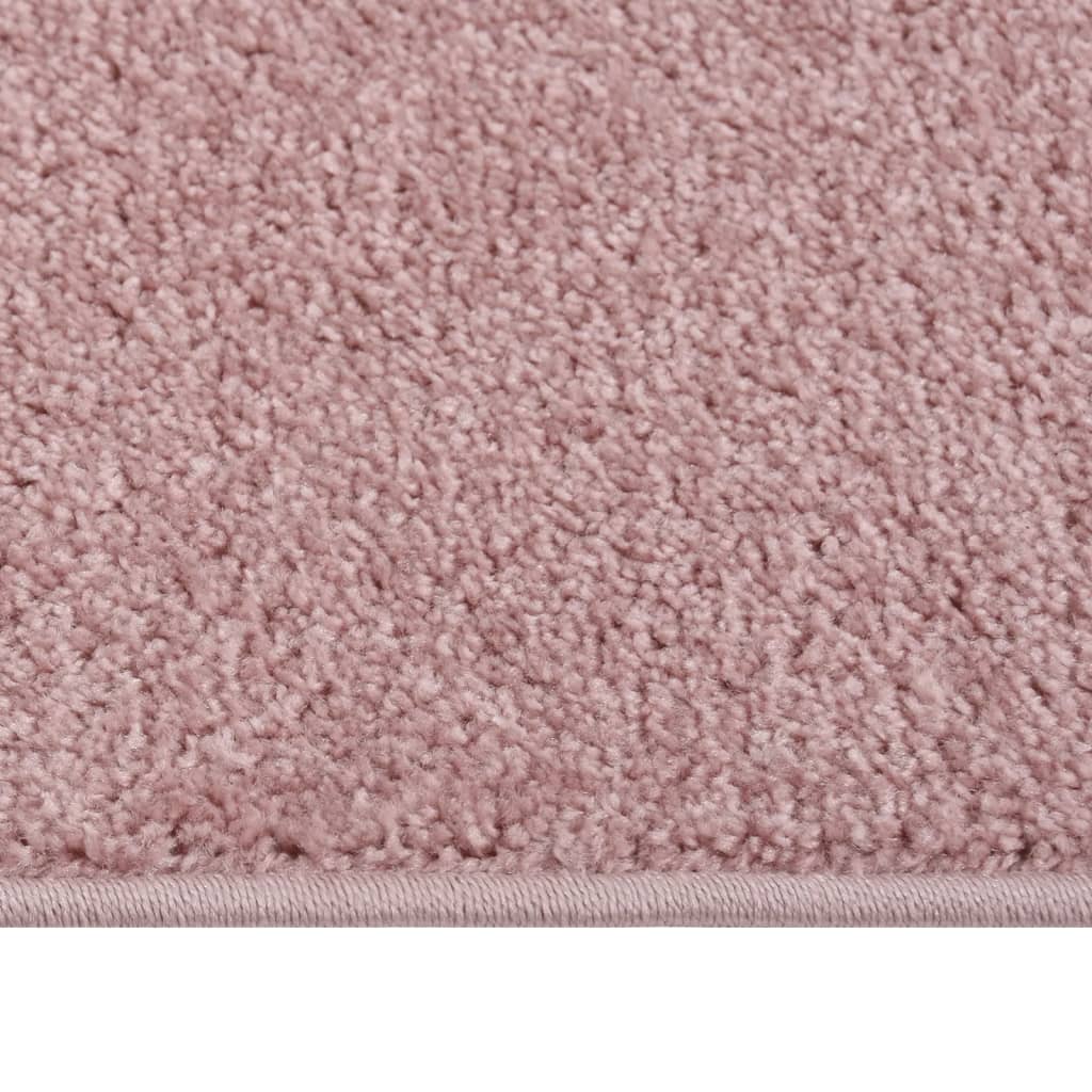 Vidaxl Teppich Kortpolig 140x200 cm Pink