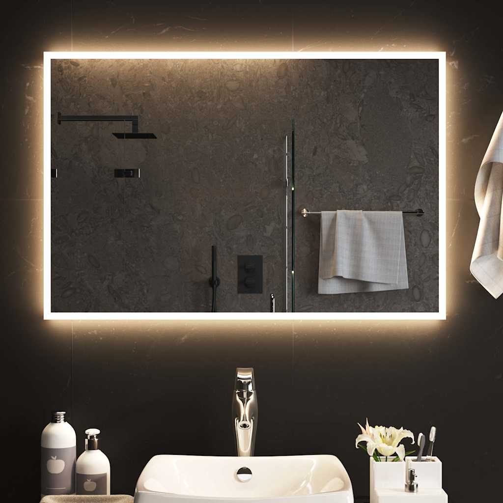 Vidaxx Badezimmerspiegel LED 90x60 cm
