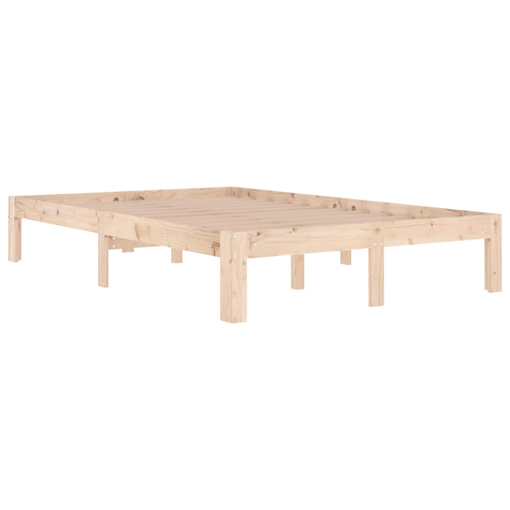 Vidaxl bedframe massief hout 120x190 cm