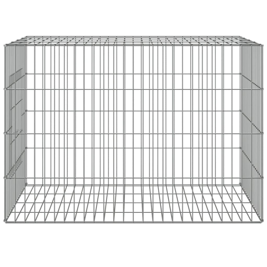 VIDAXL -Kaninchen -Käfig 78x54x54 cm verzinktes Bügeleisen