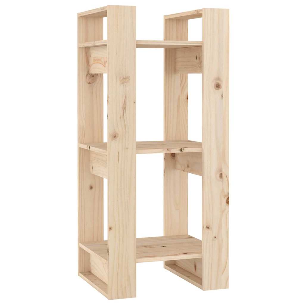 Vidaxl boekenkast kamerscherm 41x35x91 cm massief grenenhout