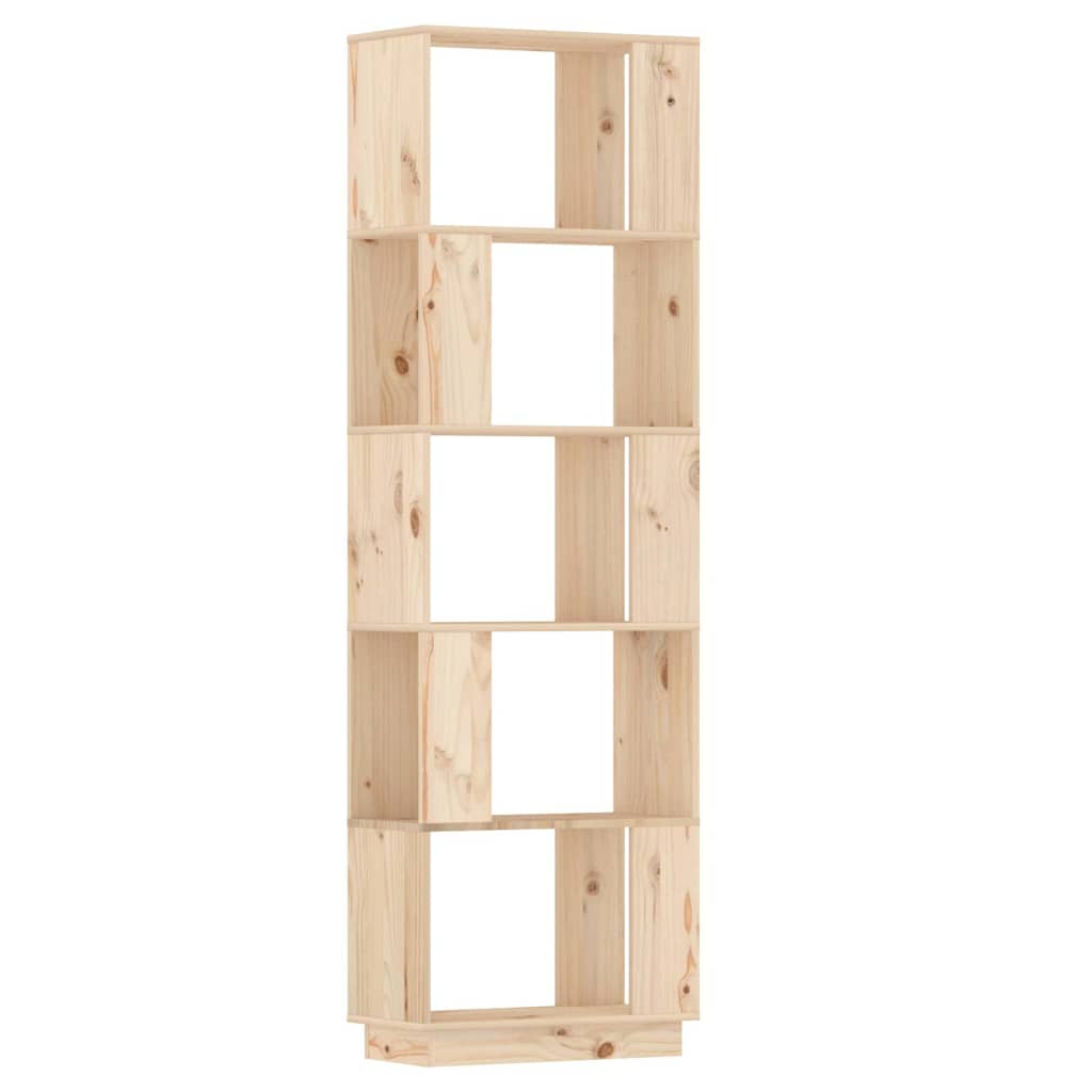 Vidaxl boekenkast kamerscherm 51x25x163,5 cm massief grenenhout