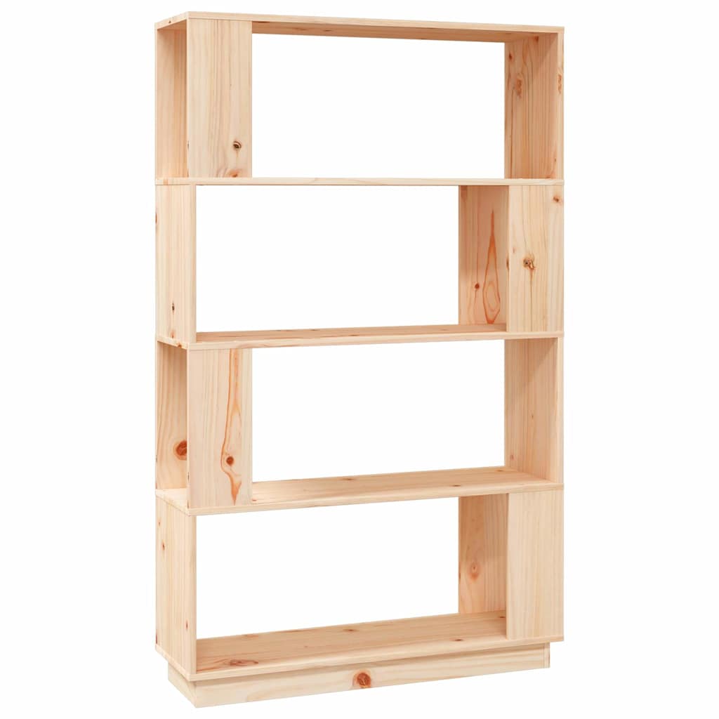 Vidaxl boekenkast kamerscherm 80x25x132 cm massief grenenhout