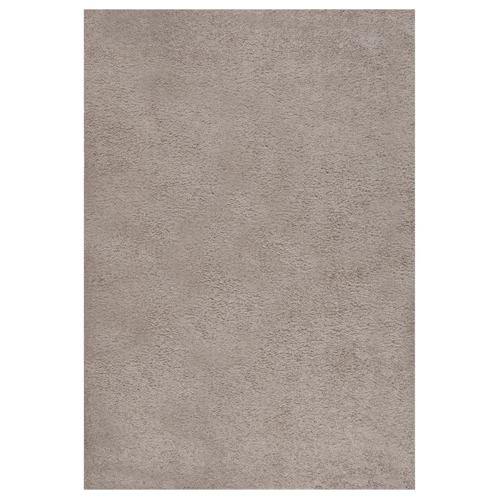 Vidaxl Teppich Shaggy High Stapel 160x230 cm Beige