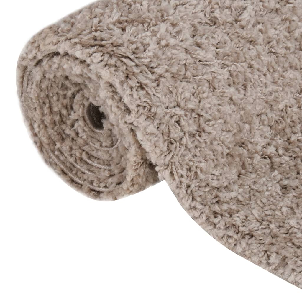 Vidaxl Teppich Shaggy High Stapel 160x230 cm Beige