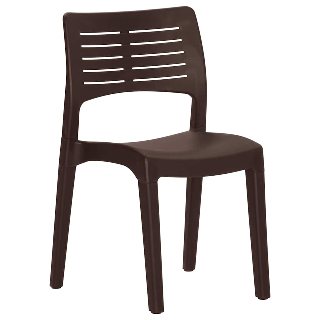 Vidaxl tuinstoelen 2 st polypropeen mokkakleurig