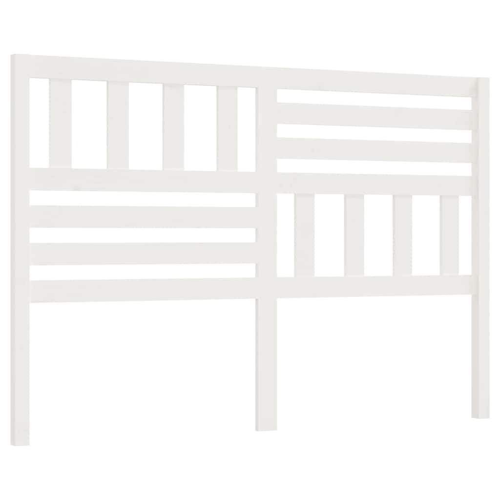 Vidaxl hoofdbord 166x4x100 cm massief grenenhout wit