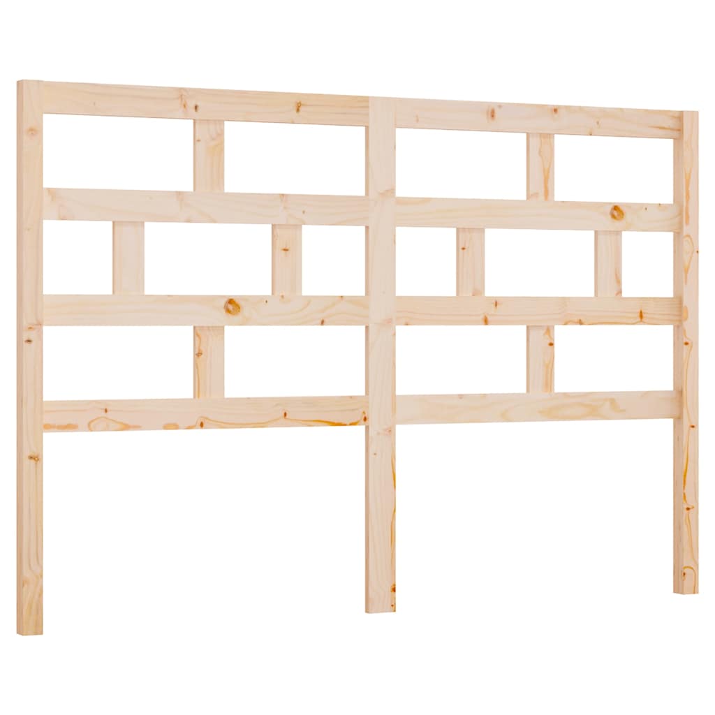 Vidaxl hoofdbord 146x4x100 cm massief grenenhout